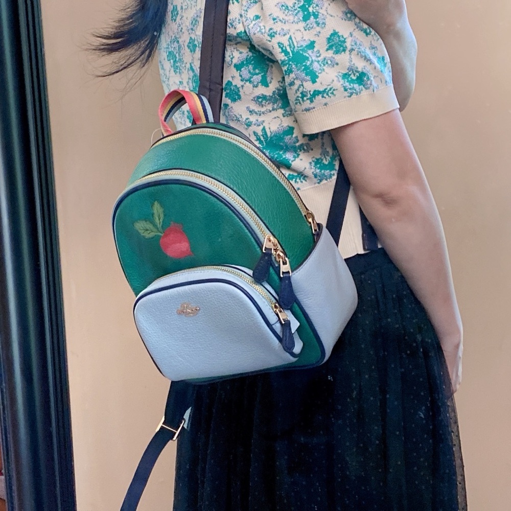 Coach Mini Court Backpack With Radish - Picture 10 of 11